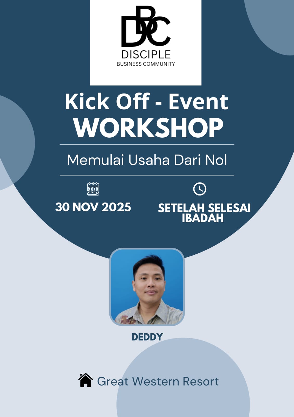 Poster Kick Off Event Workshop
